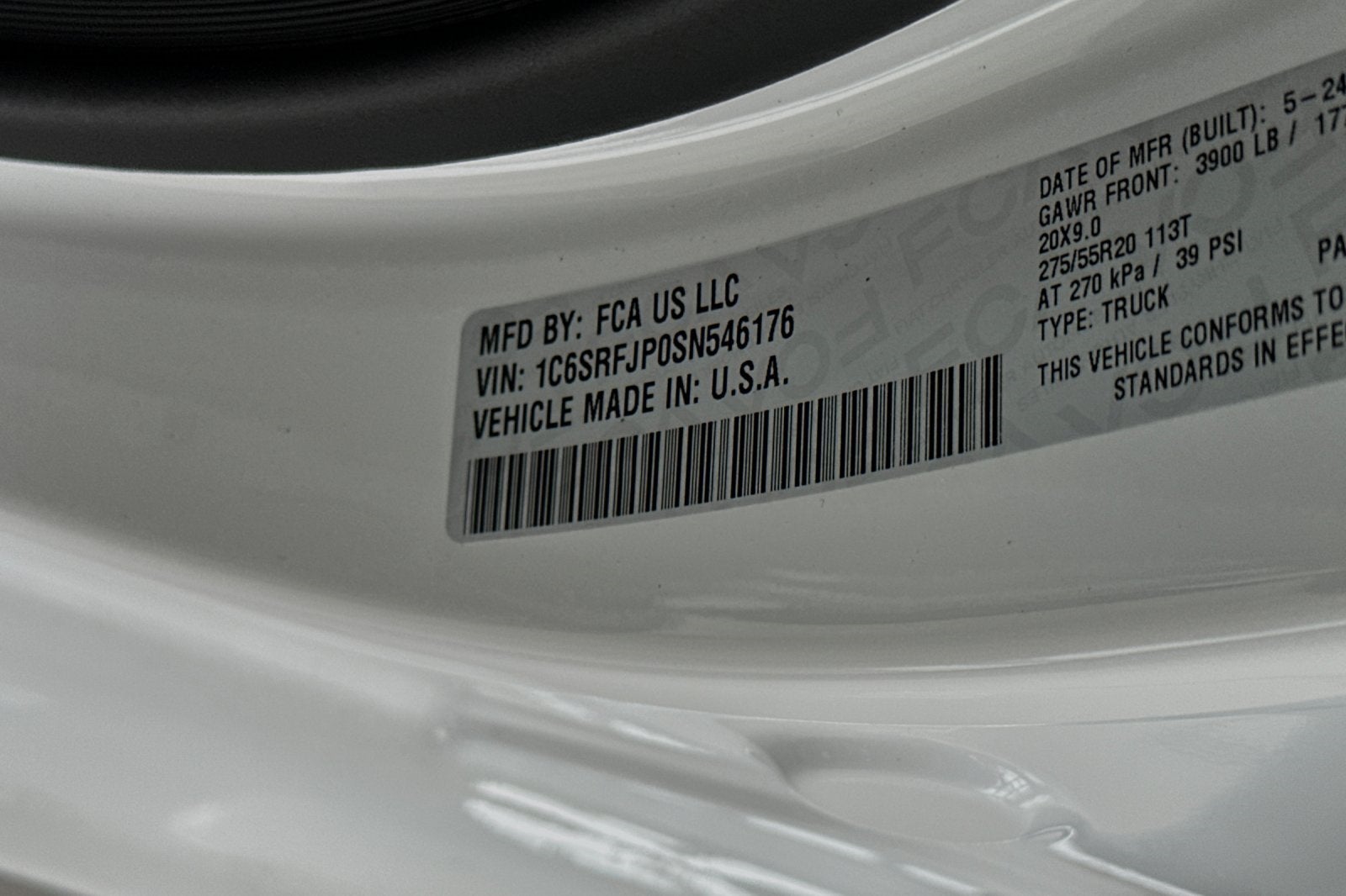 2025 RAM Ram 1500 RAM 1500 LARAMIE CREW CAB 4X4 5'7' BOX