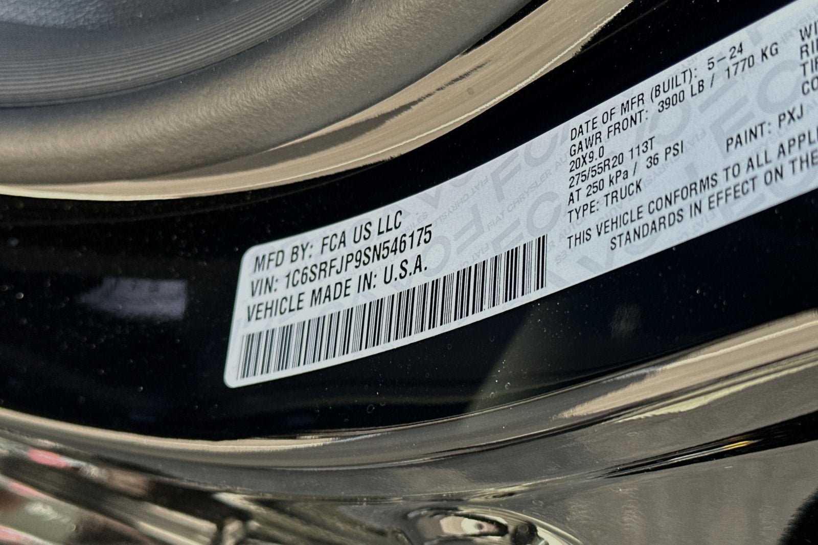 2025 RAM Ram 1500 RAM 1500 LARAMIE CREW CAB 4X4 5'7' BOX