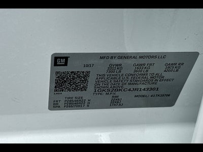 2018 GMC Yukon SLT