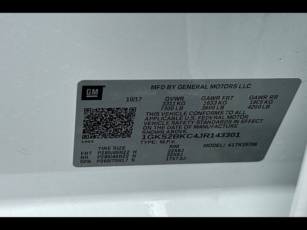 2018 GMC Yukon SLT