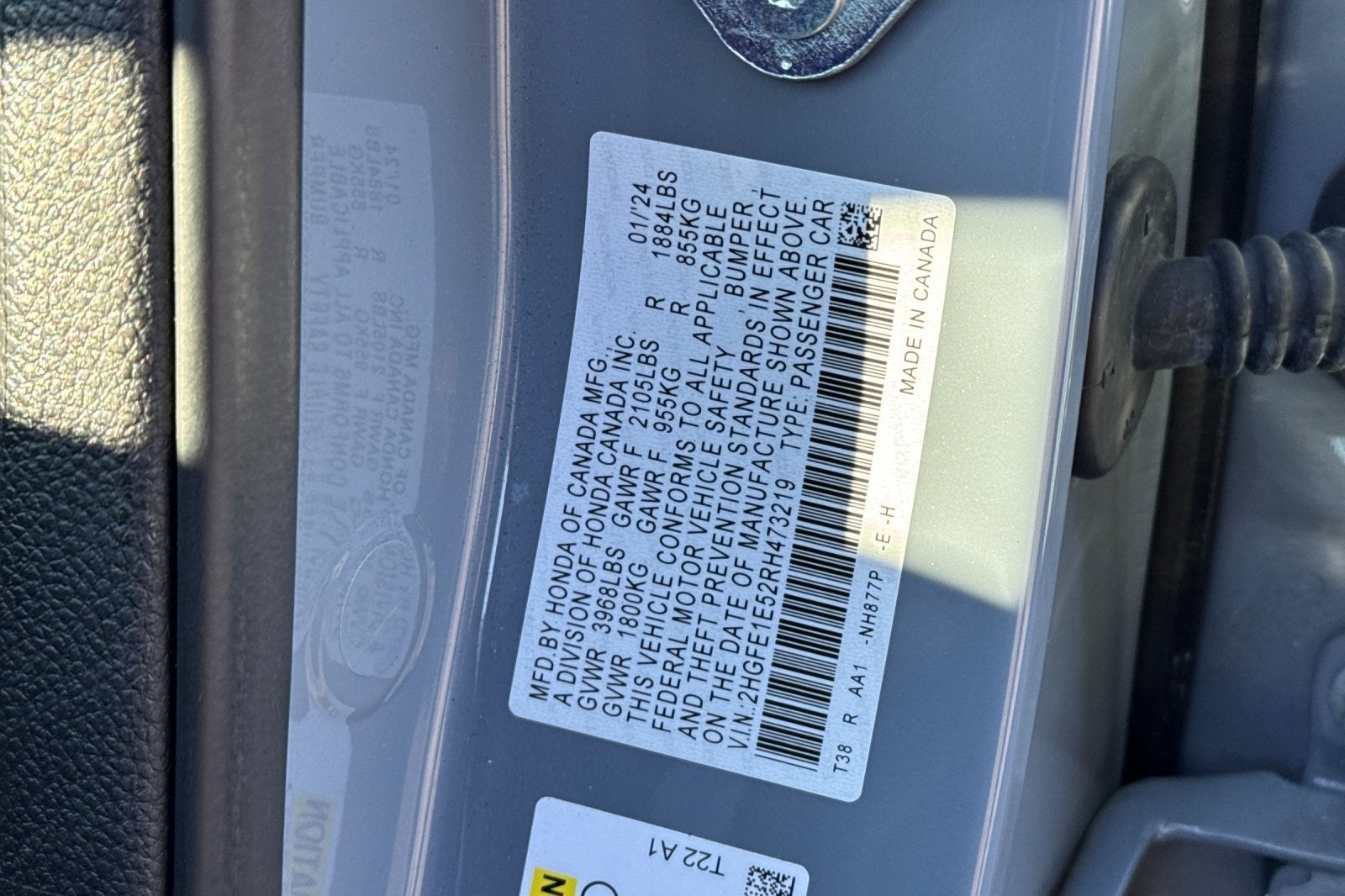 2024 Honda Civic Si Sedan