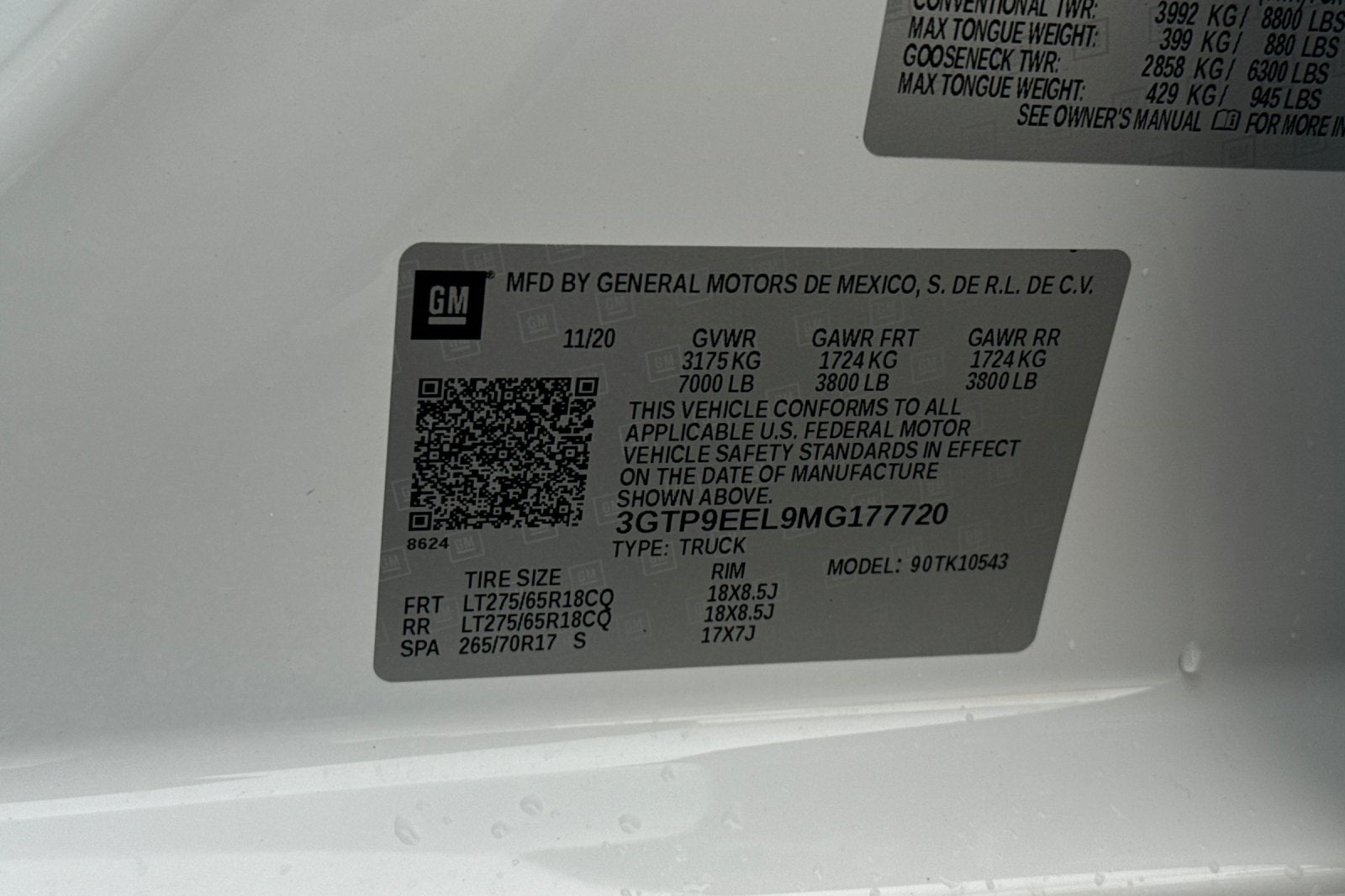 2021 GMC Sierra 1500 4WD Crew Cab Short Box AT4