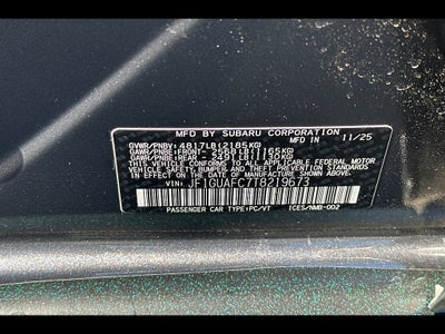 2026 Subaru Impreza Sport