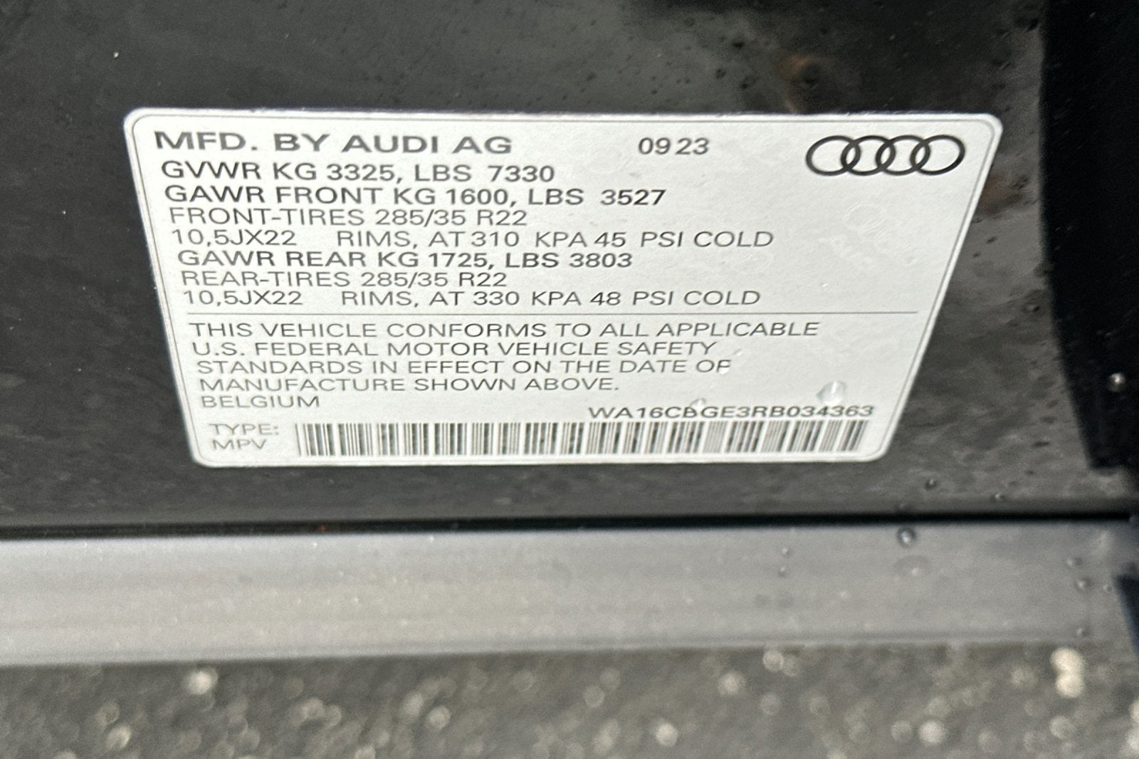 2024 Audi SQ8 e-tron Prestige quattro