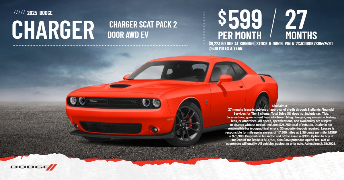 Dodge Charger savings 