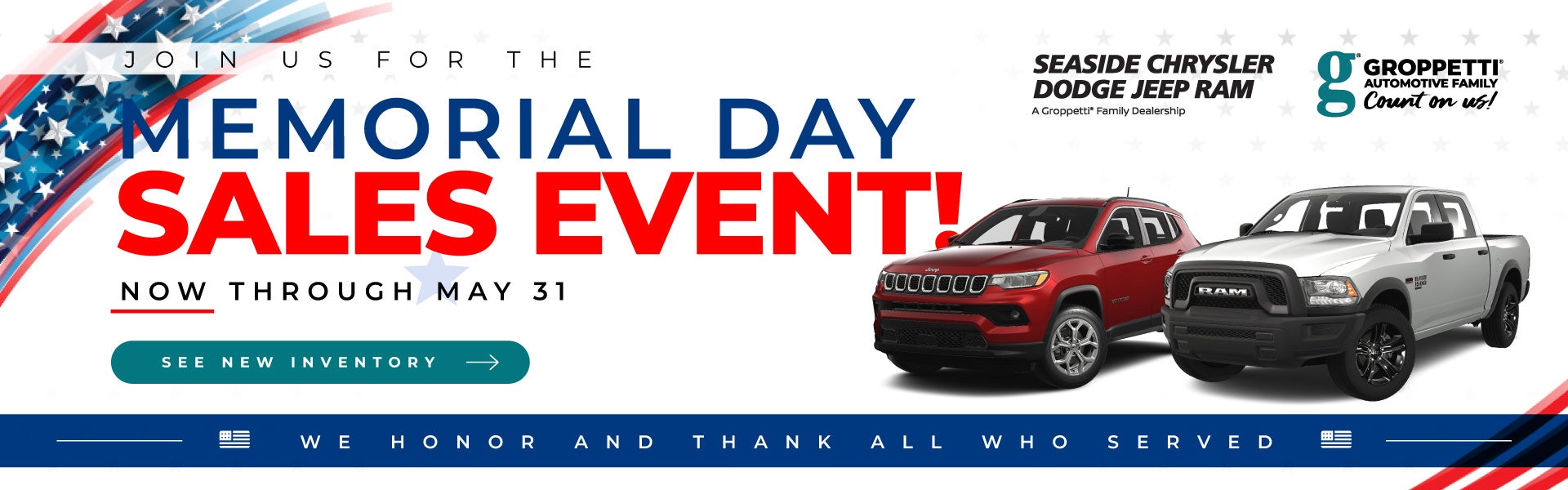 Groppetti Automotive Memorial Day Sales Event