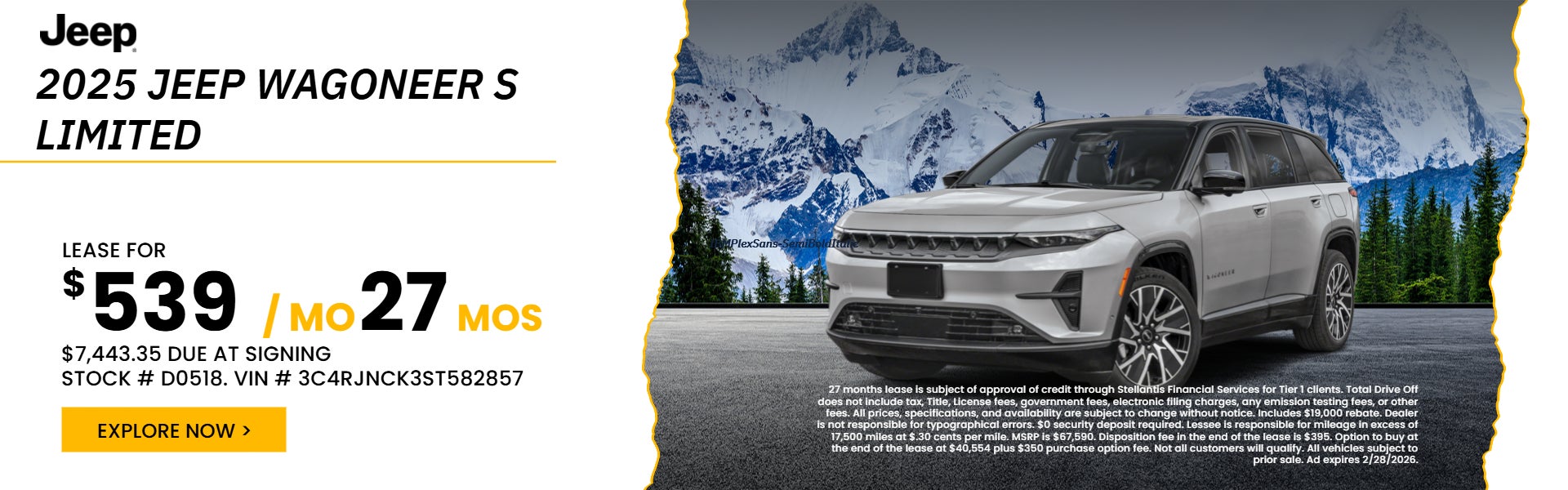 Jeep Wrangler Wagoneer savings